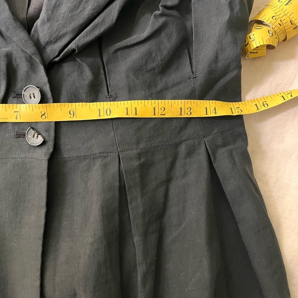 All Saints Shantara Peplum Waistcoat Blck Size UK12 - Picture 9 of 9